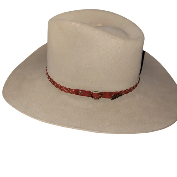 Vintage Stetson Gallup Cowgirl Hat Tan - Picture 2 of 11